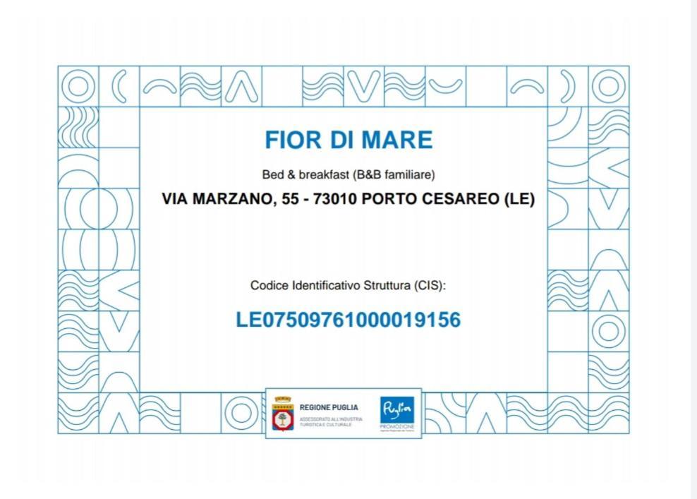 بورتو سيساريو B&B Fior Di Mare المظهر الخارجي الصورة